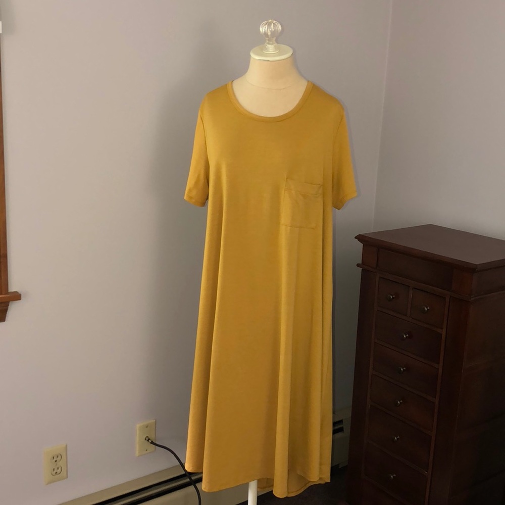 Lularoe Carly Mustard XL